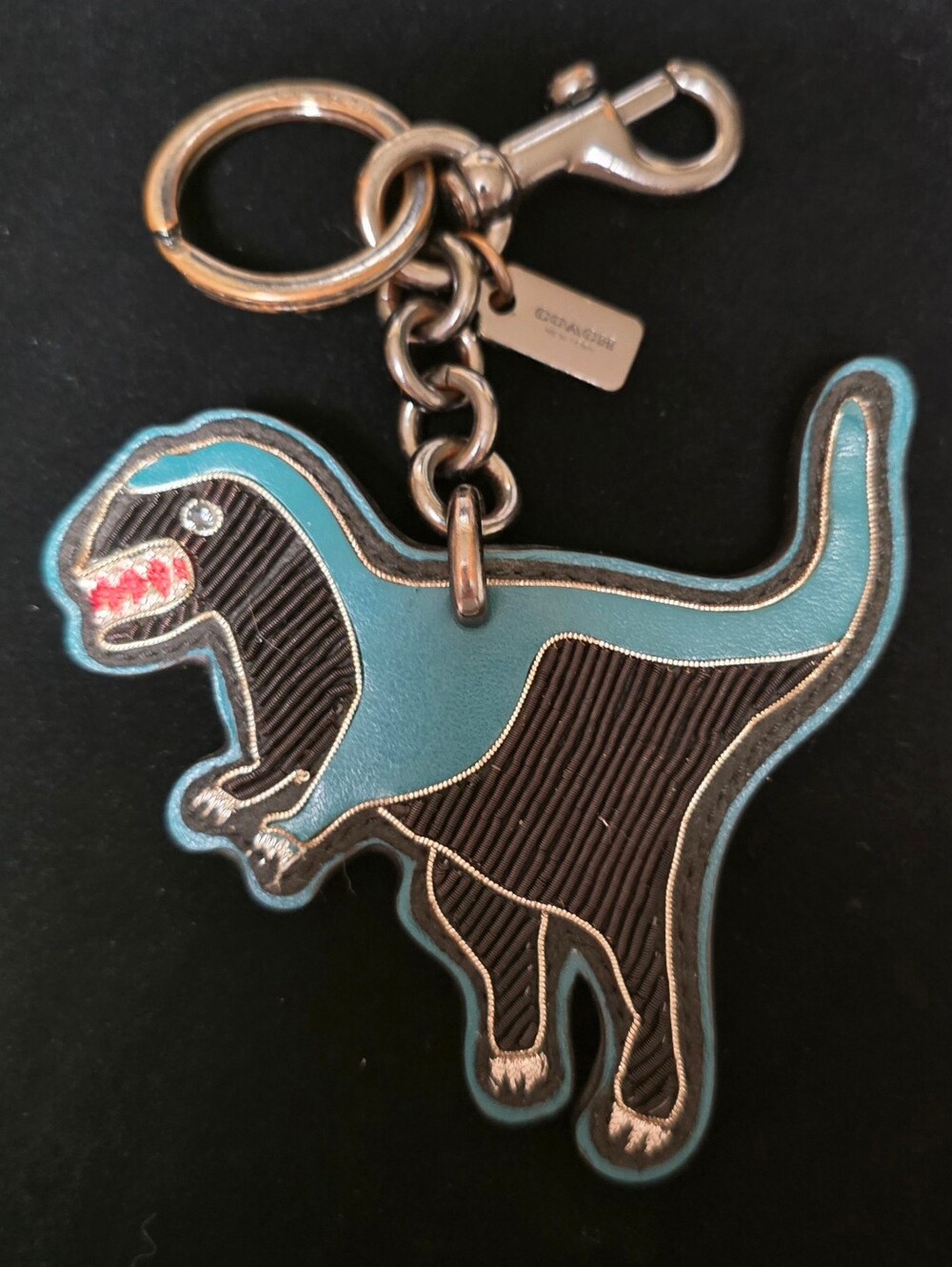 Coach Rexy Dinosaur Key Fob Charm